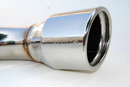 Invidia 08+ WRX Hatch Q300 Single Rolled SS Cat-back Exhaust - eliteracefab.com