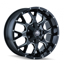 Load image into Gallery viewer, Mayhem 8015 Warrior 17x9 / 6x135 BP / 18mm Offset / 106mm Hub Matte Black Wheel