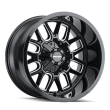 Load image into Gallery viewer, Mayhem 8107 Cogent 20x9 / 6x135 BP / 13mm Offset / 106mm Hub Black w/ Milled Spokes Wheel