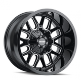 Mayhem 8107 Cogent 20x9 / 6x135 BP / 13mm Offset / 106mm Hub Black w/ Milled Spokes Wheel