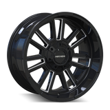 Mayhem 8115 Apollo 20x9 / 6x135 BP / 0mm Offset / 106mm Hub Black w/ Milled Spokes Wheel