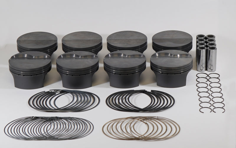 Mahle Chevrolet LS 6.0L 4.03in Bore Flat Top Piston Kit 930226830