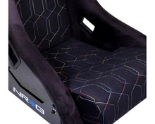 Load image into Gallery viewer, NRG FRP Bucket Seat Cushion Multi Color Geometric - eliteracefab.com