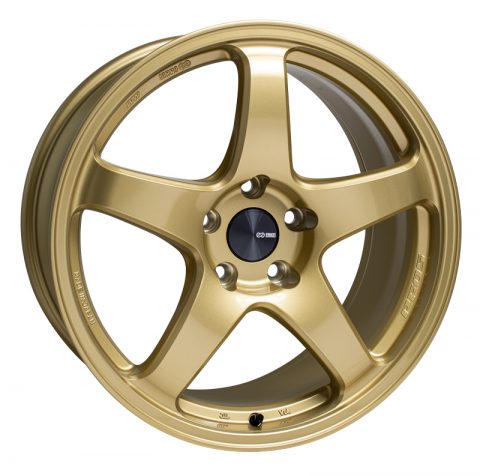 Enkei PF05 18x9.5 5x114.3 38mm Offset 75mm Bore Gold Wheel - eliteracefab.com