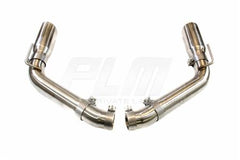 PLM Axle Back Exhaust Muffler Delete - Chevy Camaro V8 2010 - 2015 Stainless Steel - eliteracefab.com