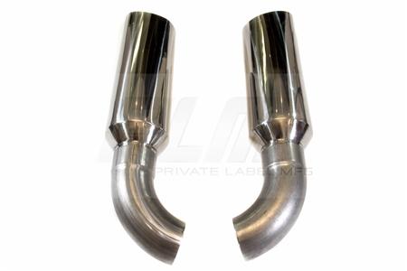 PLM 5" Dual Diesel Stack Kit with Slant Tips Universal Fit Chevy Ford Dodge Exhaust - eliteracefab.com
