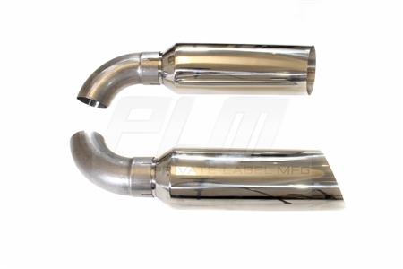 PLM 5" Dual Diesel Stack Kit with Slant Tips Universal Fit Chevy Ford Dodge Exhaust - eliteracefab.com