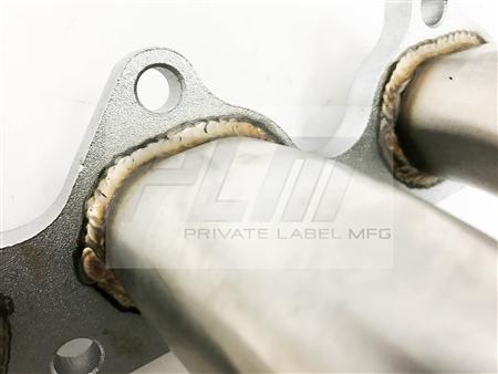 Private Label Mfg. Power Driven H-Series Hood Exit Race Header (4-1 Megaphone) H22 F20B H22A - eliteracefab.com