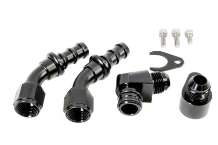 Precision Works Engine Oil Catch Can Fittings for M156 AMG Engines E63 C63 SL63 ML63 CLS63 CLK63 - eliteracefab.com