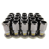 Project Kics 12x1.25 R40 Lug Nuts - Black (16+4 Locks)