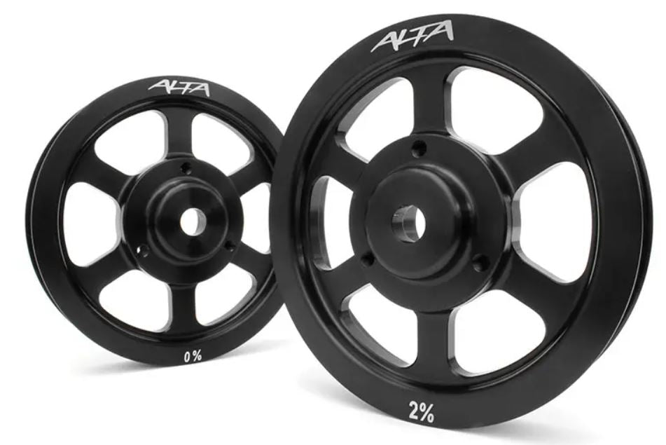 Alta Mini Cooper Lightened Crank Pulley - Stock Size - eliteracefab.com