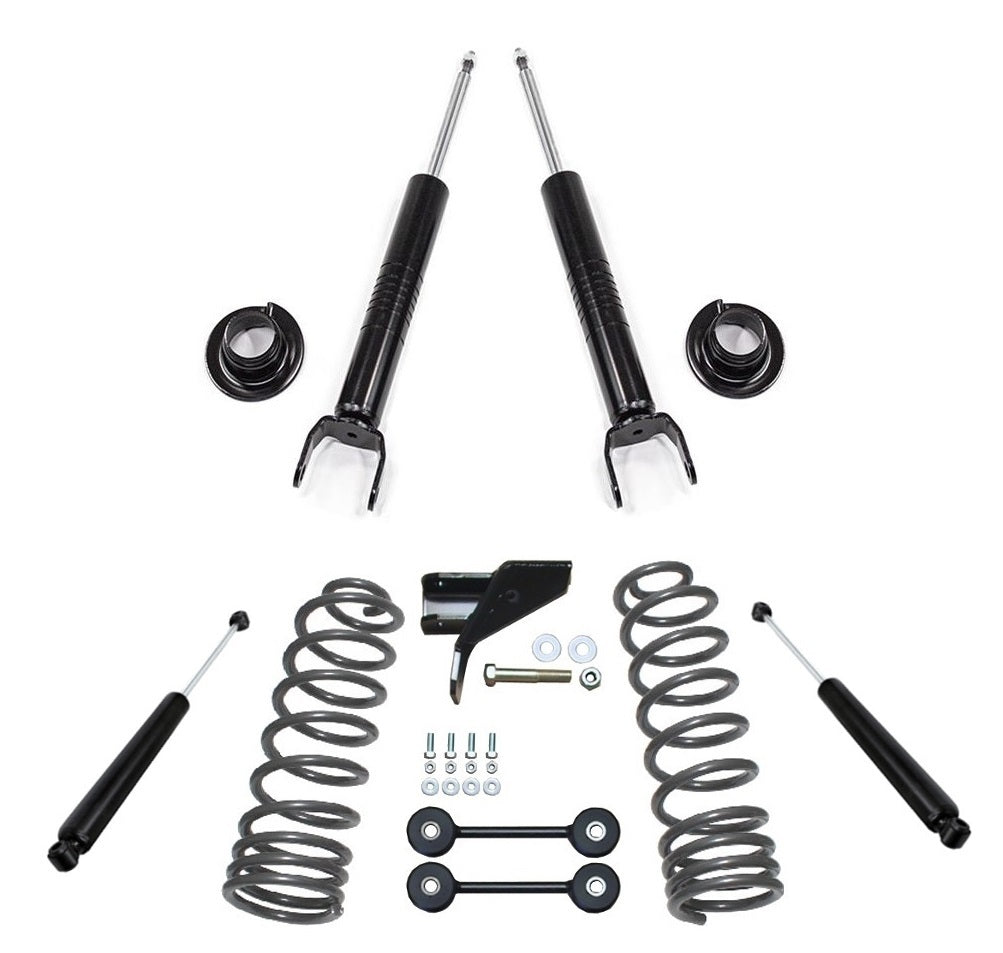 MaxTrac 09-18 RAM 1500 4WD V8 4 Door 2in/4in Lowering Coil Kit - eliteracefab.com