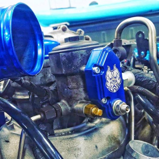 Sinister Diesel 03-07 Ford Powerstroke 6.0L Blue Spring Kit with Adjustable Billet Spring Housing - eliteracefab.com