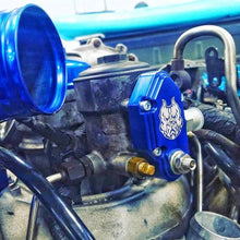 Load image into Gallery viewer, Sinister Diesel 03-07 Ford Powerstroke 6.0L Blue Spring Kit with Adjustable Billet Spring Housing - eliteracefab.com