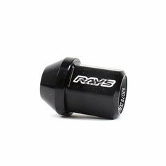 Rays L42 Dura-Nuts Straight Type Lug & Wheel Lock Set - Black / 12x1.50