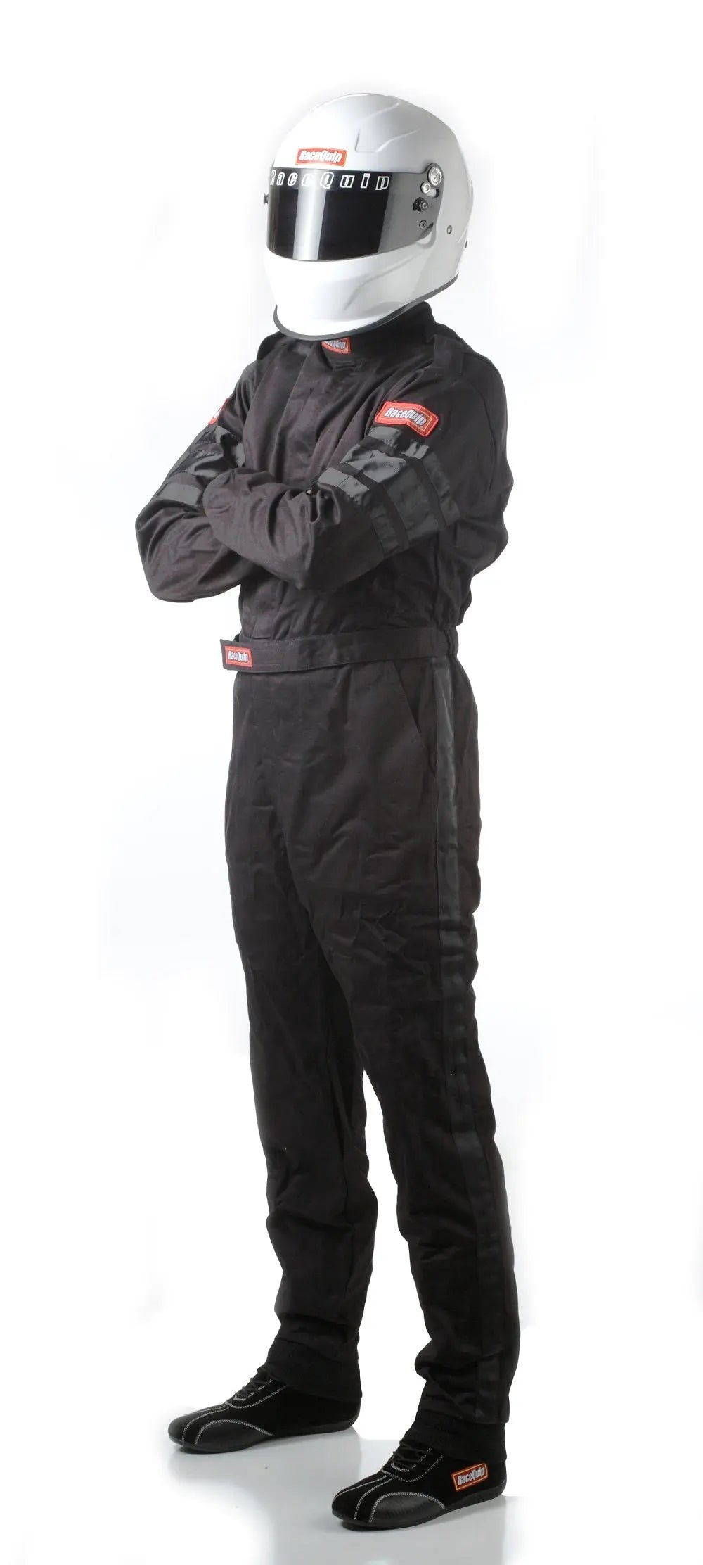 RaceQuip Black SFI-1 1-L Suit - XL - eliteracefab.com