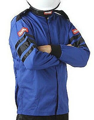 RaceQuip Blue SFI-1 1-L Jacket - XL - eliteracefab.com