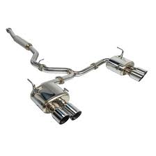 Remark 2015+ Subaru WRX/STi 4in Quad Cat-Back Exhaust Titanium Stainless Resonated - eliteracefab.com