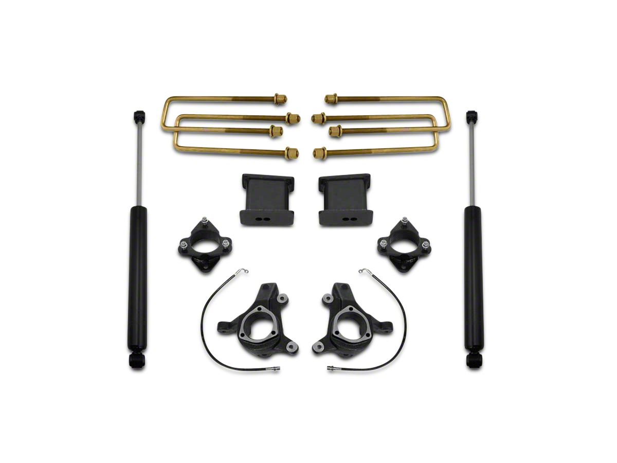 MaxTrac 07-16 GM C1500 2WD w/Cast Steel Susp. 6in/3in Spindle Lift Kit w/MaxTrac Shocks - eliteracefab.com