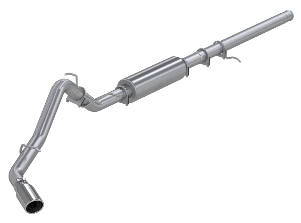 MBRP 14 Chevy/GMC 1500 Silverado/Sierra 4.3L V6/5.3L V8 Single Side Exit AL 3in Cat Back Exhaust - eliteracefab.com