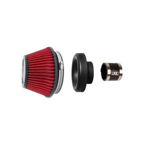 PERFORMANCE AIR FILTER KIT - 5" FILTER - 2.5" - Black - eliteracefab.com