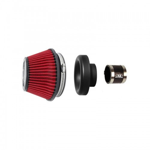 PERFORMANCE AIR FILTER KIT - 5" FILTER - 3" Black - eliteracefab.com