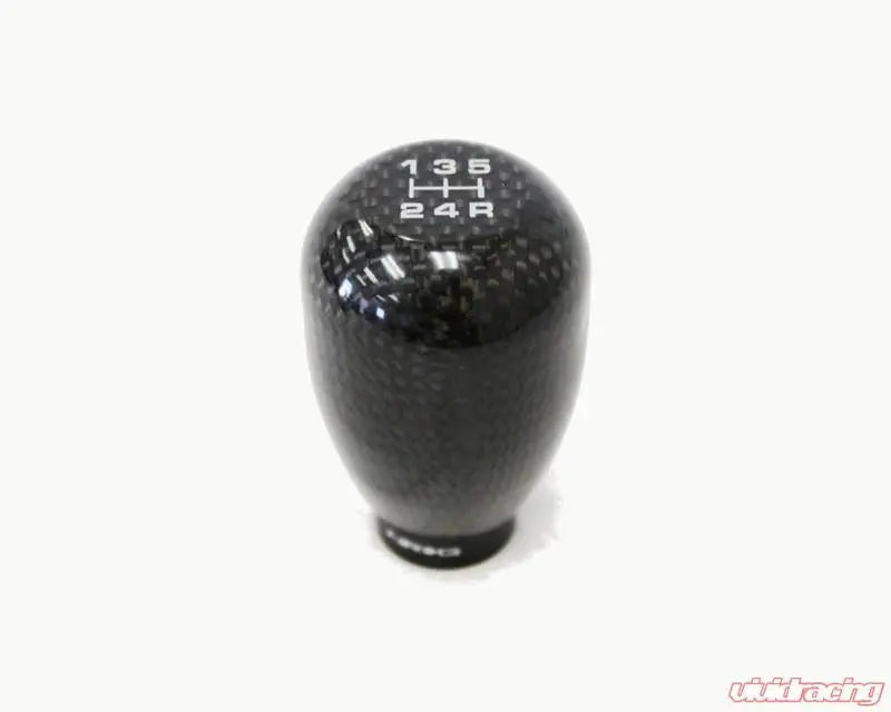 NRG Honda Shift Knob 42mm - Black Carbon Fiber - NRG Logo (5 Speed) - eliteracefab.com