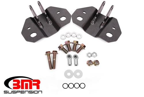 BMR REAR UPPER SHOCK MOUNTS BLACK (2015+ MUSTANG) - eliteracefab.com