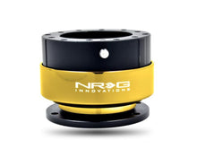 Load image into Gallery viewer, NRG Quick Release Gen 2.8 Black Body Chrome Gold Ring - eliteracefab.com