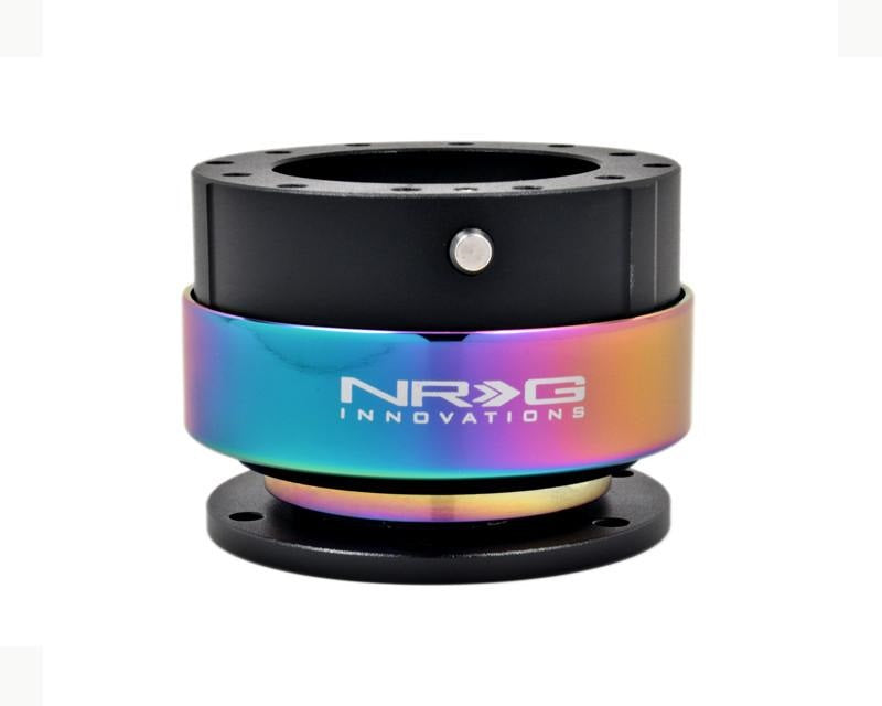 NRG Quick Release Gen 2.0 Black Body Neo Chrome Ring - eliteracefab.com