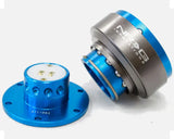 NRG Quick Release Gen 2.0 New Blue Body Titanium Chrome Ring - SRK-200NB