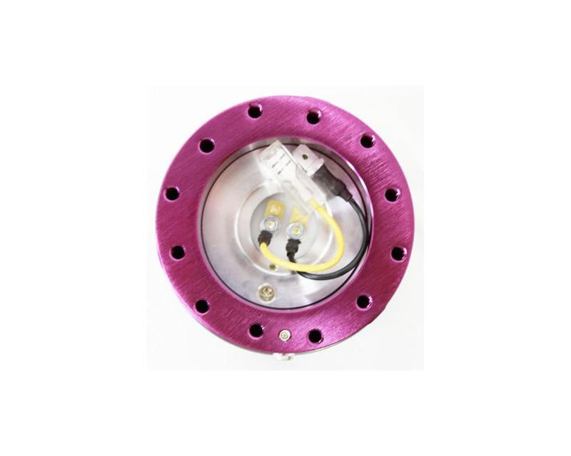 NRG Quick Release Gen 2.0 Purple Body Titanium Chrome Ring - eliteracefab.com