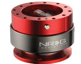 NRG Quick Release Gen 2.0 Red Body Titanium Chrome Ring