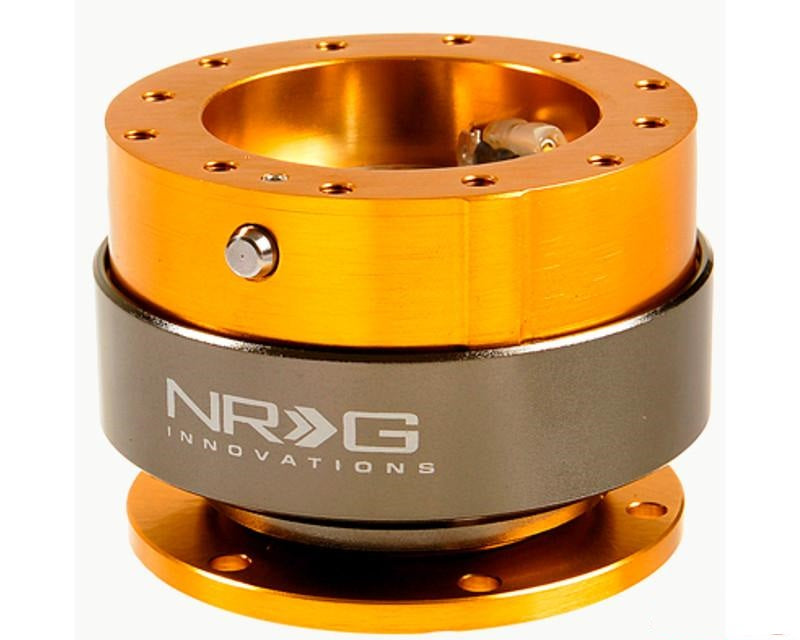 NRG Quick Release Gen 2.0 Rose Gold Body Titanium Chrome Ring - eliteracefab.com