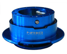 Load image into Gallery viewer, NRG Quick Release Gen 2.5 New Blue Body Titanium Chrome Ring - eliteracefab.com