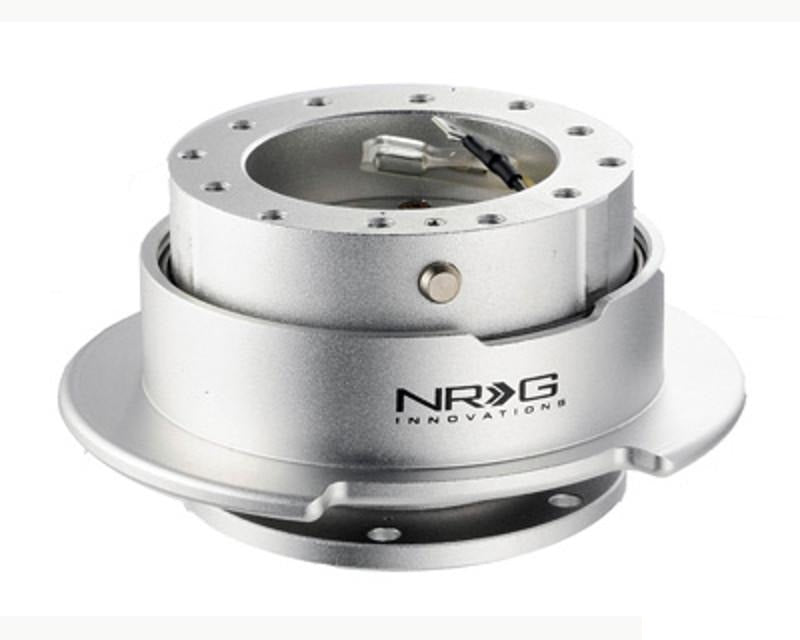 NRG Quick Release Gen 2.5 Silver Body Silver Ring - eliteracefab.com