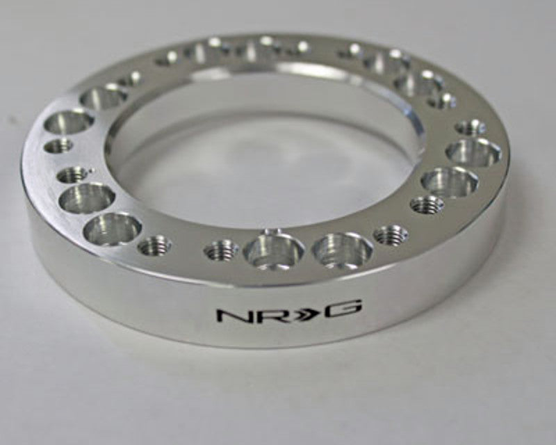 NRG Half Inch Hub Spacer Silver - eliteracefab.com