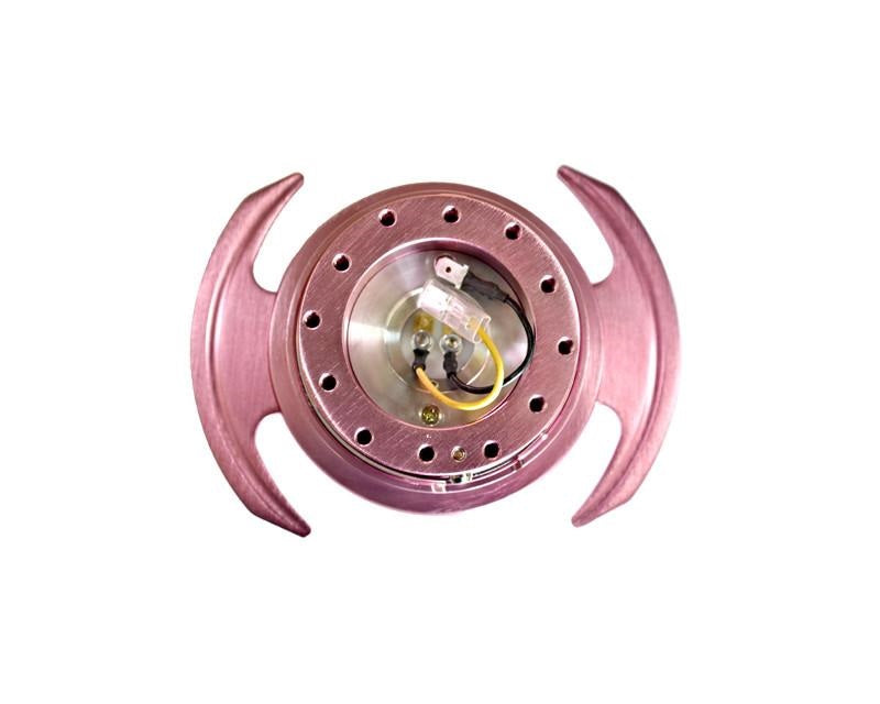 NRG Quick Release Gen 3.0 Pink Body Pink Ring with Handles - eliteracefab.com