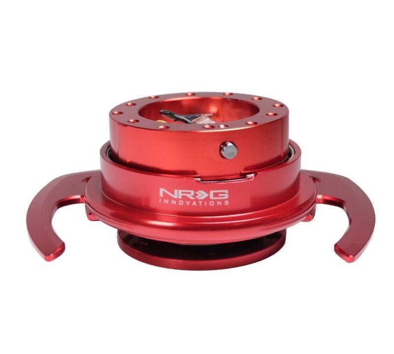 NRG Quick Release Gen 4.0 Red Body Red Ring with Handle - eliteracefab.com