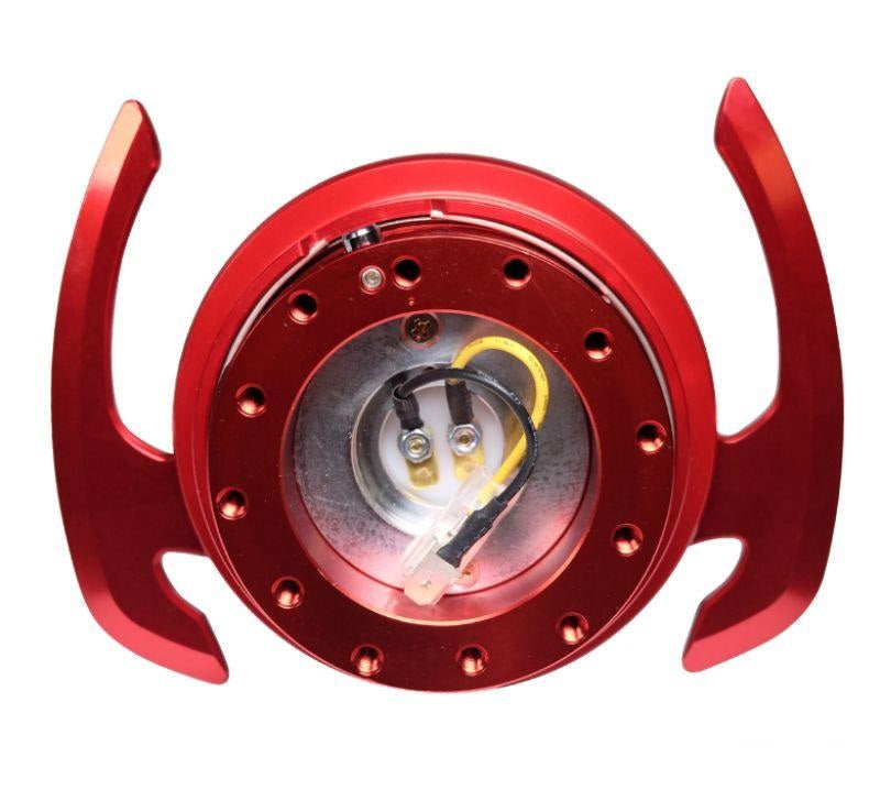 NRG Quick Release Gen 4.0 Red Body Red Ring with Handle - eliteracefab.com
