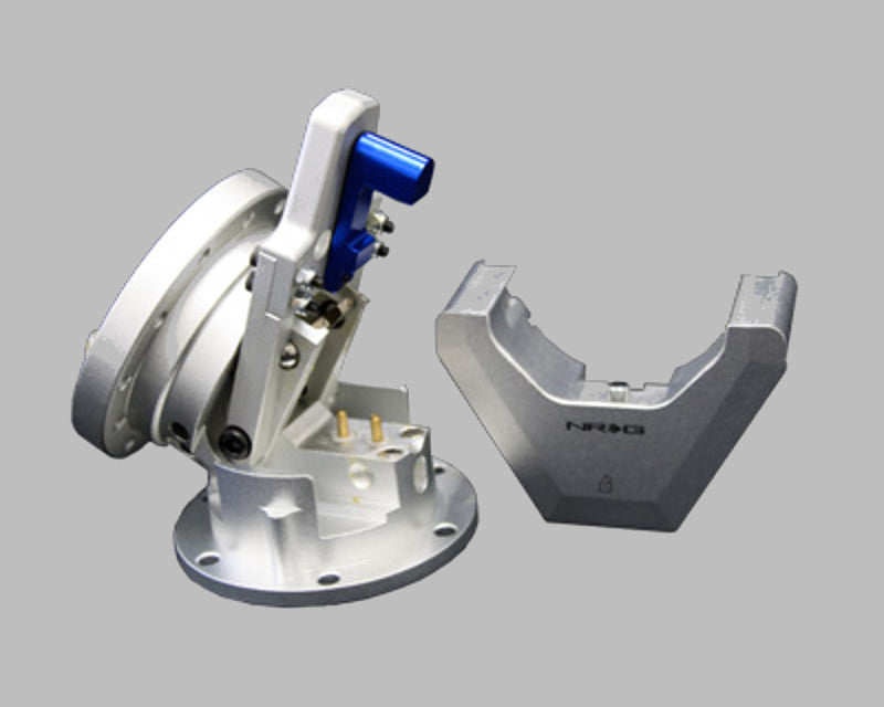 NRG Silver Steering Wheel Quick Tilt System with Lock Universal - eliteracefab.com