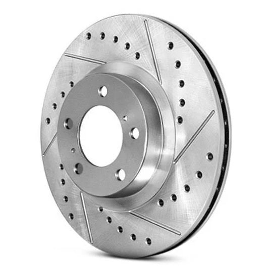 StopTech Select Sport 06-15 Dodge Charger/ 05-15 Chrysler 300 Slotted/Drilled Left Rear Brake Rotor - eliteracefab.com