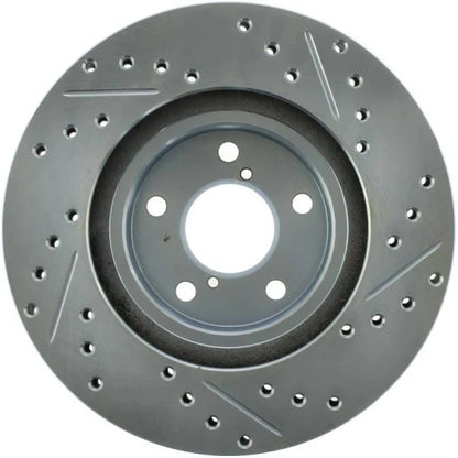 StopTech Select Sport 13-15 Subaru BRZ Slotted / Drilled Right Front Rotor - eliteracefab.com