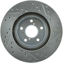 Load image into Gallery viewer, StopTech Select Sport 13-15 Subaru BRZ Slotted / Drilled Right Front Rotor - eliteracefab.com