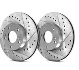 StopTech Select Sport 98-08 Subaru Forester Slotted and Drilled Left Rear Rotor