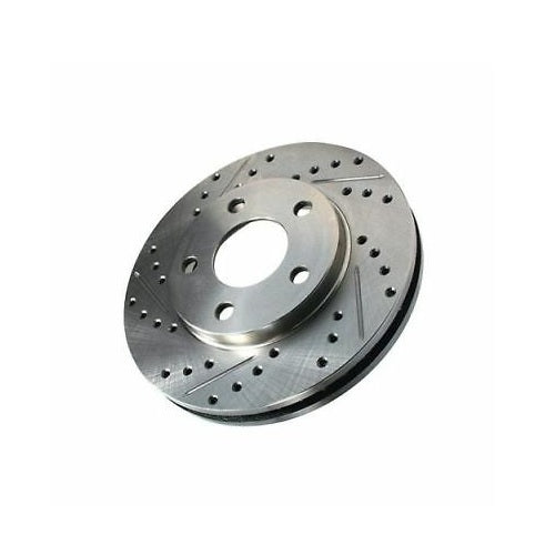 StopTech Select Sport Select Sport Nissan Slotted and Drilled Left Front Rotor - eliteracefab.com