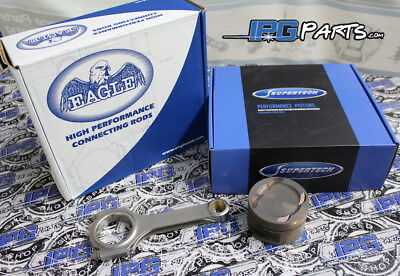 Supertech Mazda Miata 1.6L 79.0 mm Bore 32mm Comp Height -10.5cc Dish 8.8:1 CR Pistons - Set of 4 - eliteracefab.com