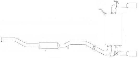 Revel Medallion Touring-S Catback Exhaust 03-07 Infiniti G35 Coupe - eliteracefab.com