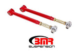 BMR LOWER CONTROL ARMS DOM ADJ POLY ROD END COMBO RED (05-14 MUSTANG/GT500) TCA021R