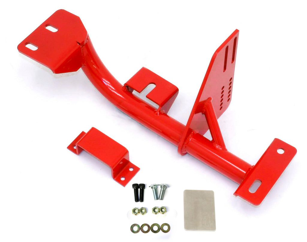 BMR TORQUE ARM RELOCATION CROSSMEMBER CAMARO WITH TH400 V8 RED (1998-2002) - eliteracefab.com